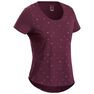 QUECHUA - Extra Large Women's Country Walking T-shirt - NH500, Bordeaux QUECHUA - Extra Large Women's Country Walking T-shirt - NH500, Bordeaux