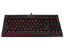 CORSAIR - Corsair K63 Red LED Gaming Keyboard CORSAIR - Corsair K63 Red LED Gaming Keyboard