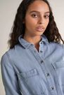 Salsa Jeans - Blue Shirt dress with pockets Salsa Jeans - Blue Shirt dress with pockets
