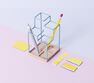 BLOCK - Block Sketch Tidy Desk Organizer Red BLOCK - Block Sketch Tidy Desk Organizer Red