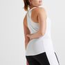 DOMYOS - S/M Energy Women's Printed Cardio Fitness Tank Top - Asphalt Blue DOMYOS - S/M Energy Women's Printed Cardio Fitness Tank Top - Asphalt Blue