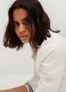 Mango - white Cotton denim jacket, Women Mango - white Cotton denim jacket, Women