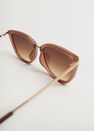 Mango - medium brown Oval sunglasses Mango - medium brown Oval sunglasses