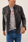 Salsa Jeans - Black Leather biker jacket Salsa Jeans - Black Leather biker jacket