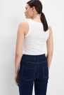Mohito - Organic Cotton Plain Top Eco Aware - White Mohito - Organic Cotton Plain Top Eco Aware - White