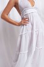 Calzedonia - White Long Fabric Dress With Drawstring, Women - One-Size Calzedonia - White Long Fabric Dress With Drawstring, Women - One-Size