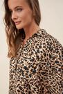 Salsa Jeans - Beige Regular fit shirt with leopard print Salsa Jeans - Beige Regular fit shirt with leopard print