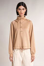 Salsa Jeans - Beige Sweatshirt with hood Salsa Jeans - Beige Sweatshirt with hood