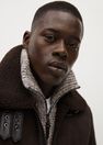 Mango - dark brown Shearling-lined aviator jacket Mango - dark brown Shearling-lined aviator jacket