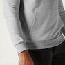DOMYOS - Large Men's Gym Hoodie 500 - Grey Marl, Light Grey DOMYOS - Large Men's Gym Hoodie 500 - Grey Marl, Light Grey