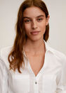 Mango - white Slim fit cotton shirt Mango - white Slim fit cotton shirt