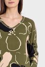 Punt Roma - Khaki printed blouse Punt Roma - Khaki printed blouse