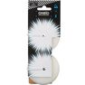 OXELO - Unique Size Set of 2 Light-Up 76mm 82A Inline Skate Wheels + Bearings - White/Blue Light, Snow White OXELO - Unique Size Set of 2 Light-Up 76mm 82A Inline Skate Wheels + Bearings - White/Blue Light, Snow White