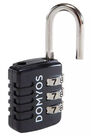 DOMYOS - Unique Size Combination Padlock, Black DOMYOS - Unique Size Combination Padlock, Black