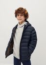 Mango - navy Hood quilted coat Mango - navy Hood quilted coat