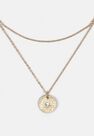 Missguided - 2 Row Gold Disc Pendant Missguided - 2 Row Gold Disc Pendant