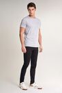 Salsa Jeans - Gray T-shirt with plant dye and pocket Salsa Jeans - Gray T-shirt with plant dye and pocket