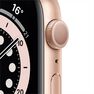 APPLE - Apple Watch Series 6 GPS 40mm Gold Aluminium Case with Pink Sand Sport Band APPLE - Apple Watch Series 6 GPS 40mm Gold Aluminium Case with Pink Sand Sport Band
