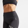 DOMYOS - W33 L31 / 500 Women's Fitness Cardio Training Leggings - Black DOMYOS - W33 L31 / 500 Women's Fitness Cardio Training Leggings - Black
