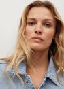 Mango - open blue Oversized denim gilet Mango - open blue Oversized denim gilet
