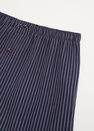 Mango - Navy Striped Cotton Boxer Shorts Mango - Navy Striped Cotton Boxer Shorts