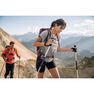 QUECHUA - Large MH500 Women's Short-sleeved Mountain Hiking T-Shirt, Mouse Grey QUECHUA - Large MH500 Women's Short-sleeved Mountain Hiking T-Shirt, Mouse Grey