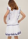 Mango - Natural White Embroidered Cotton Skirt, Kids Girl Mango - Natural White Embroidered Cotton Skirt, Kids Girl