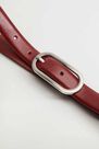 Mango - dark red Metal buckle belt Mango - dark red Metal buckle belt
