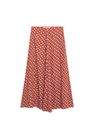 Mango - Brown Printed Midi Skirt, Women Mango - Brown Printed Midi Skirt, Women