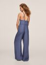 Mango - medium blue Long lyocell jumpsuit, Women Mango - medium blue Long lyocell jumpsuit, Women