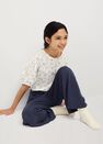 Mango - medium blue Flowy straight-fit trousers Mango - medium blue Flowy straight-fit trousers