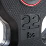 DOMYOS - 10 Kg Rubber Weight Disc With Handles 28 Mm - Black DOMYOS - 10 Kg Rubber Weight Disc With Handles 28 Mm - Black