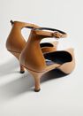 Mango - Medium Brown Heel Leather Shoes Mango - Medium Brown Heel Leather Shoes