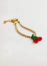 Mango - Gold Beaded Cord Bracelets, Kids Girl Mango - Gold Beaded Cord Bracelets, Kids Girl