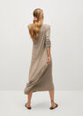 Mango - lt pastel grey Ribbed long cardigan Mango - lt pastel grey Ribbed long cardigan