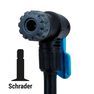 BTWIN - 100 Floor Pump - Black BTWIN - 100 Floor Pump - Black