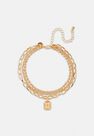 Missguided - Gold Look Stone Tag Bracelet Missguided - Gold Look Stone Tag Bracelet
