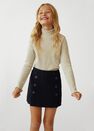 Mango - dark grey Textured high-waist shorts Mango - dark grey Textured high-waist shorts