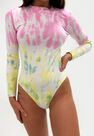 Missguided - Pink Ombre Tie Dye Long Sleeve Bodysuit Missguided - Pink Ombre Tie Dye Long Sleeve Bodysuit