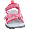 QUECHUA - EU 36-37 Children's hiking sandals MH120 TW - JR size 10 TO 6, Bright Pink QUECHUA - EU 36-37 Children's hiking sandals MH120 TW - JR size 10 TO 6, Bright Pink