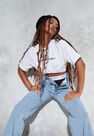 Missguided - White Sean John X Missguided White Classic Oversized T Shirt Missguided - White Sean John X Missguided White Classic Oversized T Shirt