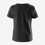 DOMYOS - 12-13 Years 100 Boys' Short-Sleeved Gym T-Shirt Print, Dark Grey DOMYOS - 12-13 Years 100 Boys' Short-Sleeved Gym T-Shirt Print, Dark Grey