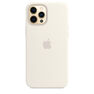 APPLE - Apple Silicone Case White with MagSafe for iPhone 12 Pro Max APPLE - Apple Silicone Case White with MagSafe for iPhone 12 Pro Max