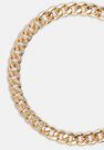 Missguided - Gold Gold Look Pave Chain Necklace Missguided - Gold Gold Look Pave Chain Necklace