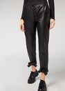 Calzedonia - BLACK Leather Effect Joggers Calzedonia - BLACK Leather Effect Joggers