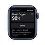 APPLE - Apple Watch Series 6 GPS 44mm Blue Aluminium Case with Deep Navy Sport Band APPLE - Apple Watch Series 6 GPS 44mm Blue Aluminium Case with Deep Navy Sport Band