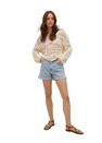 Mango - open blue Mom-fit denim shorts, Woman Mango - open blue Mom-fit denim shorts, Woman