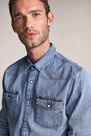 Salsa Jeans - Blue Slim fit denim shirt Salsa Jeans - Blue Slim fit denim shirt