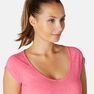 NYAMBA - XS Women's Slim T-Shirt 500 - Navy Blue NYAMBA - XS Women's Slim T-Shirt 500 - Navy Blue