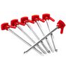 QUECHUA - 6 tent pegs for hard ground, Unique Size QUECHUA - 6 tent pegs for hard ground, Unique Size